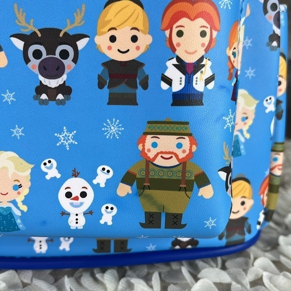 NWT! Disney Loungefly Frozen Chibi Mini Backpack - Picture 2 of 7
